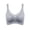 Gray, variant on Bras for Women Plus Size Soild Color Everyday Jelly Bra No Underwire