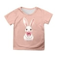 thumbnail image 1 of TZEWGL Cute Shirt For Kid Short Sleeve Cartoon Printed Round Neck Clothing For Kids size 4-5T, 1 of 4