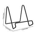 thumbnail image 3 of Metal Plate Stands for Display,Premium Decorative Metal Plate Holders,Plate Holder Pictures Frame Easel Display Stand,Multi-Use Tabletop Display for Display Photo Frames Plates Book Plaque, 3 of 4