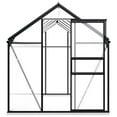 thumbnail image 2 of vidaXL Greenhouse with Base Frame Anthracite Aluminium 7.03 m², 2 of 5