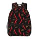 thumbnail image 1 of Fotbe Hot Chili Mochila Casual con Estampado para Escuela, Viajes y Actividades al Aire Libre - Duradera, Ligera y Cómoda, 1 of 5