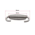 thumbnail image 2 of Unique Bargains 2pcs 55mm Stainless Steel Silver Tone Motorcycle Exhaust Pipe Springs with Hooks, 2 of 2