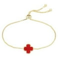 thumbnail image 2 of Metal Clover Charm Adjustable Bracelet, 2 of 4