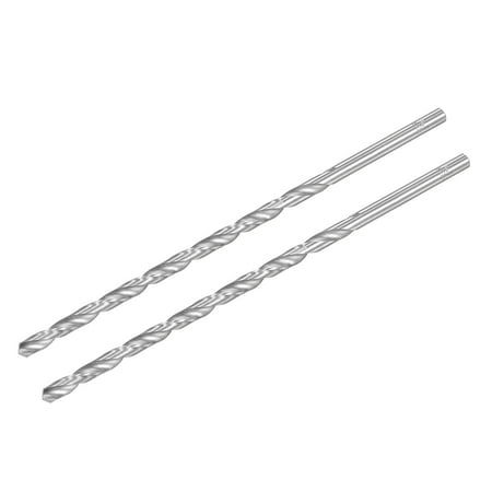 

Uxcell High Speed Steel Extended Twist Drill Bits 6.5mm Drill Dia. 200mm Length 2Pack