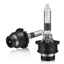 D2S D2R HID Bulbs, 35W Xenon Headlight Bulbs, 6000K Diamond White HID Lights, Metal Snap Ring and Base, 5 Minutes Installation, Pack of 2