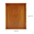 thumbnail image 4 of Greensen Rectangle Wooden Tea Tray Serving Table Plate Snacks Food Storage Dish for Hotel Home , Tea Serving Plate , Tea Tray, 4 of 8