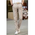 thumbnail image 4 of Summer ultra-Thin Men's Casual Pants Straight Linen Long Pants Korean Version of the Slim Youth Cotton and linen Men's Pants, 4 of 5