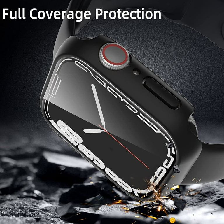 Funbiz Compatible with Apple Watch Case 45mm 3 Pack Full Coverage