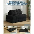 thumbnail image 3 of Yeshouse Sofá cama plegable convertible, sofá cama compacto con almohada para habitación de invitados o sala de estar, 3 of 5
