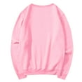 thumbnail image 4 of Resicozy Oversized Sweatshirt for Women Crew Neck Cute Sweatshirts Loose Fit Fall Hoodies Drop Shoulder Casual Pullover Pink S, 4 of 6