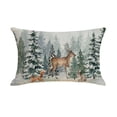 thumbnail image 2 of AYktou 20×12 Inch Christmas Pillow Covers, Soft Breathable Rectangular Throw Pillow Cases, Xmas Sofa Cushion Cover Holiday Winter Pillowcase for Bedroom Office Indoor Home Christmas Decor, 2 of 7