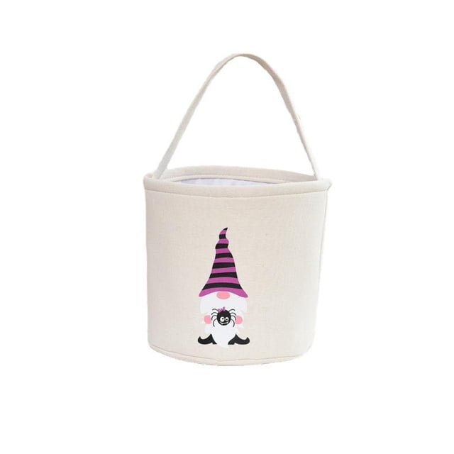 Decoración De Halloween Bolsa De Dulces De Halloween Bolsa De Asas De Cubo De Dulces De Calabaza Bolsa De Regalo De Fiesta Para Niños Y Niñas Vogacara HA043941-04