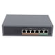thumbnail image 3 of Conmutador POE IEEE802.3af/at de 100 Mbps, pequeño, compacto, silencioso, de escritorio, sin ventilador, con 6 puertos para punto de acceso, enchufe de 100 a 240 VAU, 3 of 15