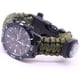 thumbnail image 1 of 2 relojes tácticos militares para hombres,relojes de supervivencia con brújula, silbato, arrancador de fuego y termómetro, pulseras de reloj de paracaídas con equipo militar al aire libre ShuxiuWang 1327537007371, 1 of 4