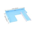 thumbnail image 2 of OULII Pet Platform Blue with Ladder and Platform Design Safe Durable for Small Animals, 2 of 4
