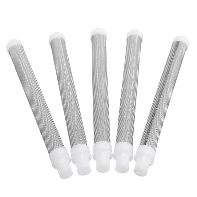 5 Uds Filtros para Pistola Pulverizadora Sin Aire 60 Accesorios Máquina Pintura Malla