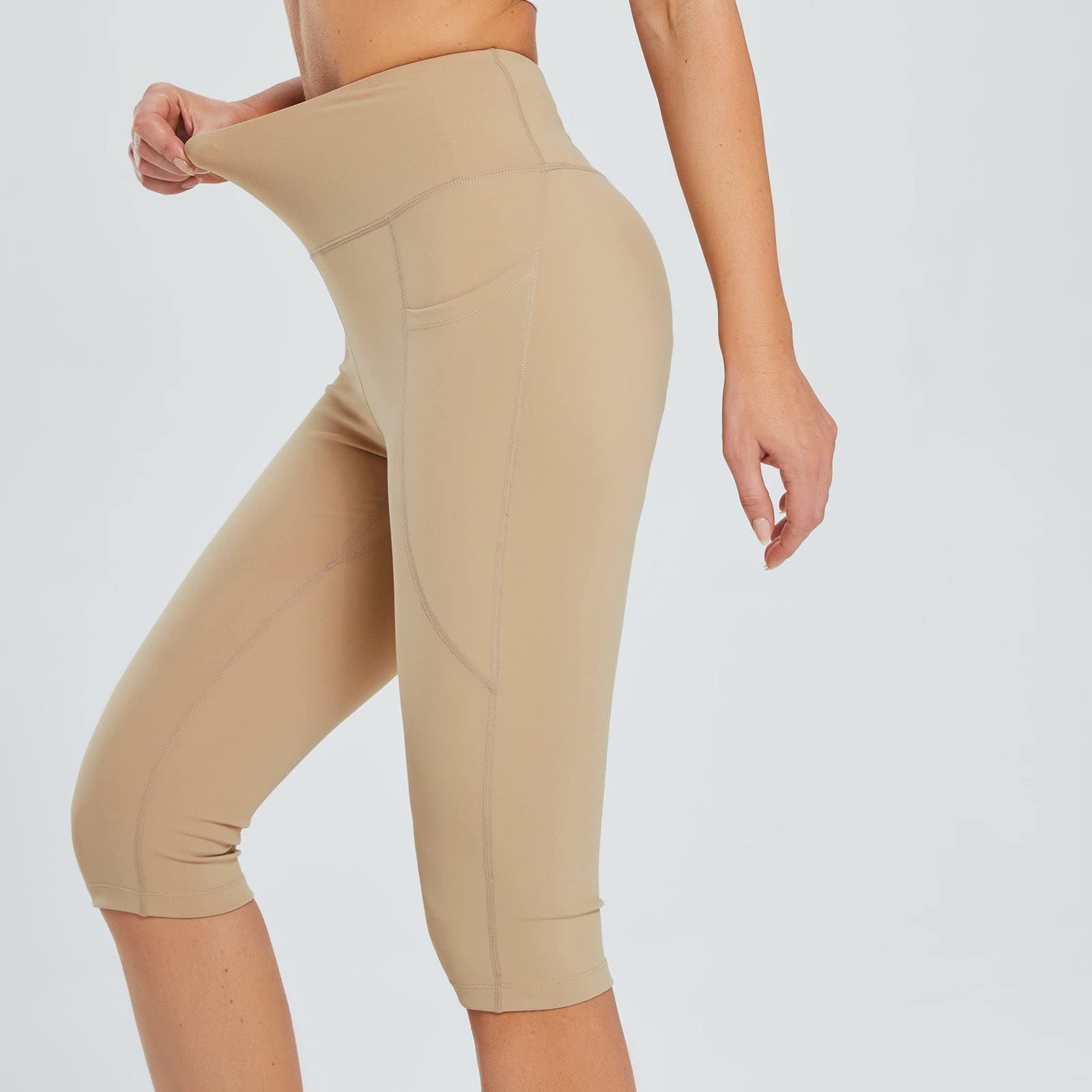 women's capri leggings-Comfy & Stylish Capri Leggings-DoYou4Less