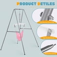 thumbnail image 3 of Baby Jumper with Stand, Baby Jumpers and Bouncers for Boys Girls, Easy to Assemble Exerciser, Pink, 3 of 6