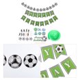 thumbnail image 3 of 1 juego de adornos temáticos de fútbol, decoraciones de fiesta de cumpleaños, pancarta de pared de fútbol HOMEMAXS 14423022-MX, 3 of 6