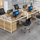 thumbnail image 4 of Luxury Organizer Office Desk Minimalist Study Unique High Quality Computer Desks Cute Executive Bureau Meuble Desk Furniture My Lux Decor Round, 4 of 28