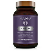 Nuvana Shield Immune Support | Elderberry, Vitamin C & E, Mushrooms