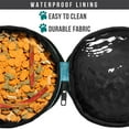 thumbnail image 4 of PetAmi Collapsible Dog Food and Water Bowls, 2 Travel Bowls Kit, Portable Pet Dish No Spill, Foldable Lightweight BPA Free Leakproof, Camping Hunting Hiking Walking Outdoor Gear Accessories, Teal Blue, 4 of 7
