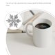 thumbnail image 4 of GOOHOCHY - Juego de 8 posavasos navideños con forma de copo de nieve - Tapetes decorativos para tazas - Decoración de mesa, 4 of 7