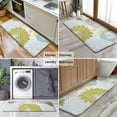 thumbnail image 6 of Green and Blue Pioneer Flower Pattern Kitchen Rug Mat,Kitchen Runner Rugs Non Skid Washable,Decorative Kitchen Floor Mats for Kitchen,Sink,Laundry,17"x47.2", 6 of 7