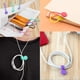 thumbnail image 3 of Enrolladores de cable con lazos de silicona reutilizables con imán fuerte para agrupar y organizar cables, cables de auriculares,llavero para colgar y sujetar (10 colores, paquete de 20) oso de fresa Juguete, 3 of 3