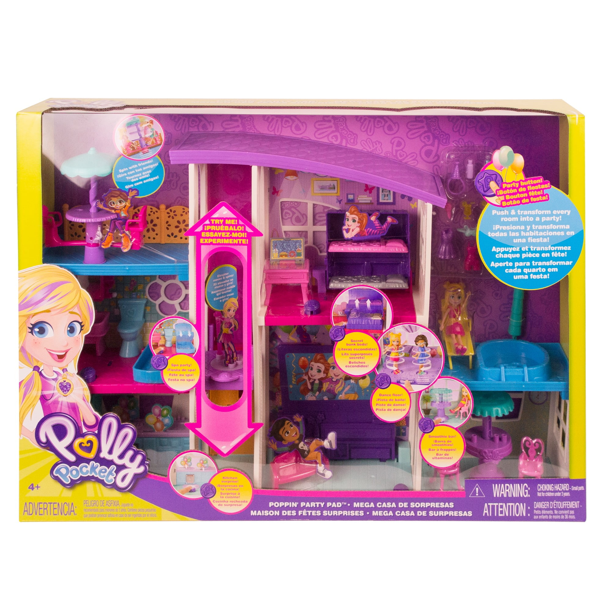 polly pocket house with elevator