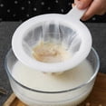thumbnail image 2 of Ultra-fine Nylon Mesh Strainer I Plastic Strainer Filter Spoon For Soy Milk Coffee Milk Yogurt Juice(200 Mesh, 2 of 5