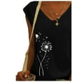thumbnail image 6 of Printed Women's Basic Shirt Vest Covered Sleeve Casual Loose Tank Tops, 6 of 6