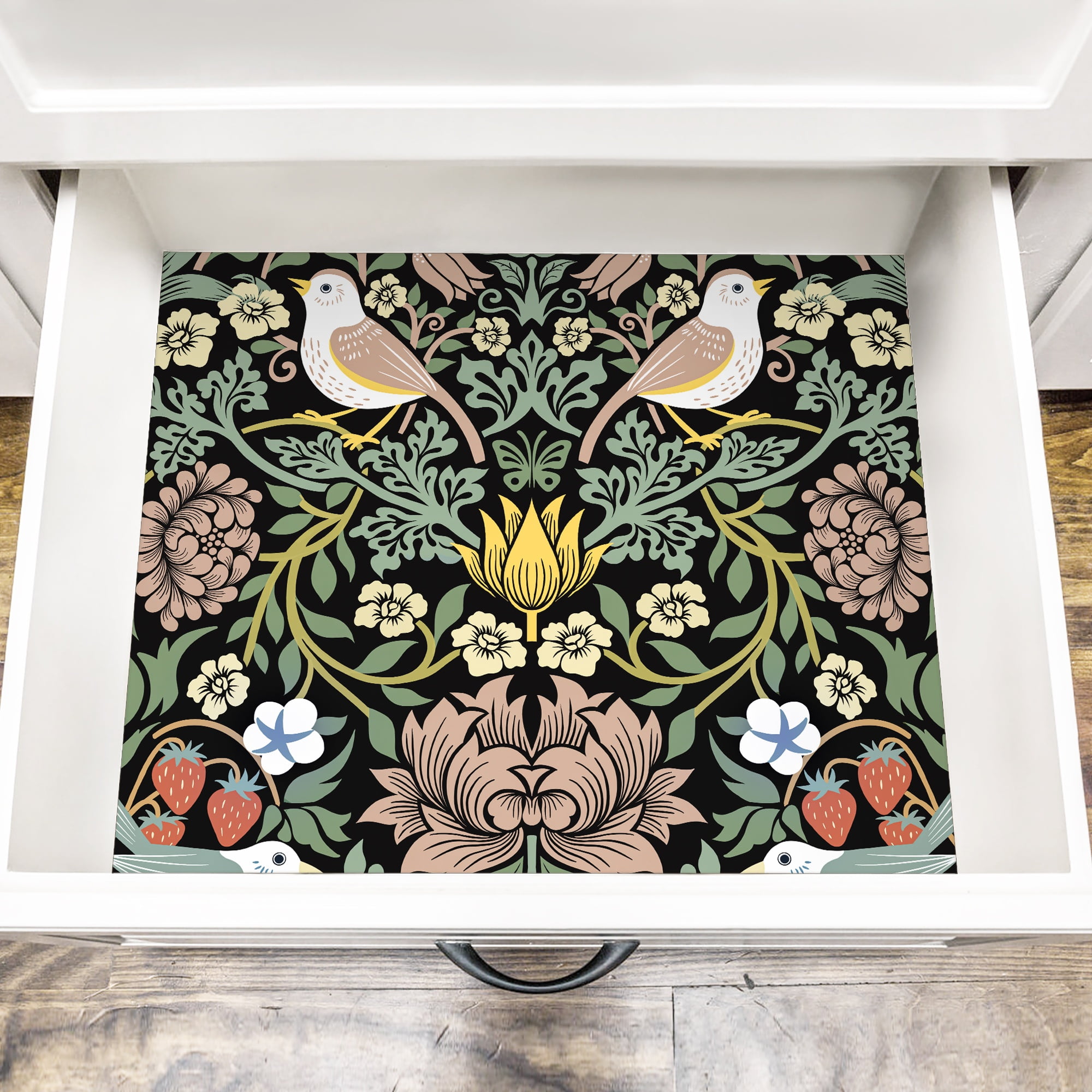Abyssaly Vintage Classics Wallpaper 17.7" x 118" Peel and Stick Wallpaper Removable Embossed Self Adhesive Wallpapaer Vinyl Wall Paper for Wall Decor Home Renovation Covering Old Furniture