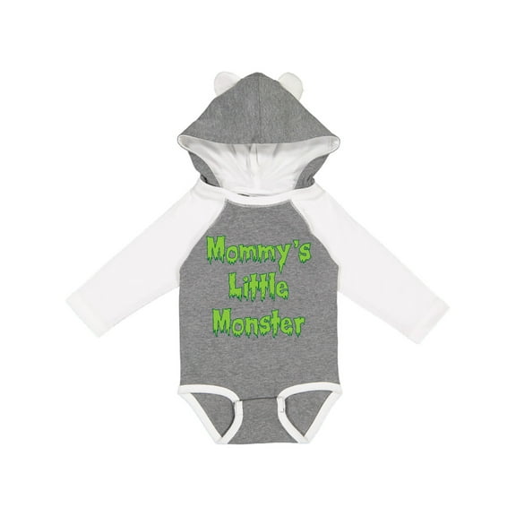 Inktastic Mommy's Little Monster Boys or Girls Long Sleeve Baby Bodysuit