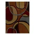 thumbnail image 3 of Unique Loom Cafe Collection Area Rug - Arpeggio (9' x 12' Rectangle Multi/Brown), 3 of 6
