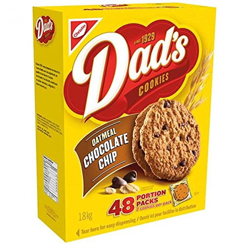 Christie Dad's Oatmeal Chocolate Chip Cookies 48ct, 1.8kg/4lb. box