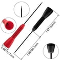 thumbnail image 2 of 6 Pack 2mm Needle Test Probes, 600V/10A Non-Destructive Multimeter Test for Leads Tl71 Tl75- 3 Black & 3 Red, 2 of 7