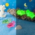 thumbnail image 6 of 40 Pcs Luminous Resin Mini Turtles Miniature Turtle Statue Miniature Figurines Fairy Garden Accessories Cake Toppers Decoration Set for DIY Succulent Planter Moss Landscape Home Decor (A), 6 of 7