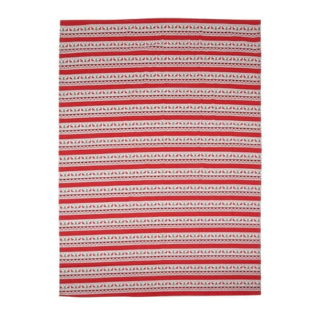 

Christmas Tablecloth Cartoon Deer Print Table Cover Family Party Holiday Decoration Tablecloth