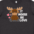 thumbnail image 4 of Inktastic It Moose Be Love with Cute Moose Youth T-Shirt, 4 of 5