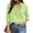 1# Light Green, variant on Womens Cotton Linen Button Down Shirts Loose Fit Long Sleeve Collared Blouse Casual V Neck Tops Outfits S-3XL Brown S