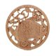 thumbnail image 1 of Flor de madera con tallado de madera apliques de china muebles de la puerta decorativa de la puerta de la puerta del gabinete de la corona de la vendimia decoración del hogar, 1 of 8