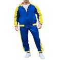 thumbnail image 1 of Men‘s 2 Piece Tracksuits Long Sleeve Stand Collar Sweatshirt + Pants, 1 of 7