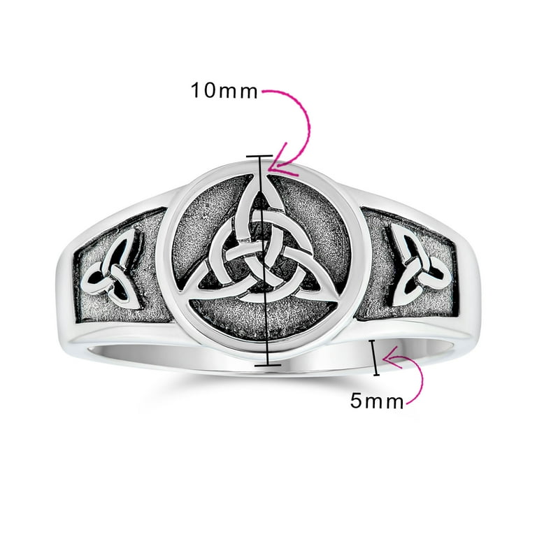 Bling Jewelry Womens Unisex Silver Ring with Viking Celtic