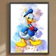 thumbnail image 1 of Cuadros Decorativos Pintura de diamante 5D DIY Taladro redondo completo Pato Donald Decoración del hogar (LP480) Wdftyju  embutido en tela, 1 of 7