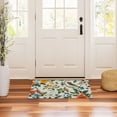 thumbnail image 3 of Yayeee Doormat for Indoor Entrance 32" x 20" Non Slippery Floor Rug, Green Floral Pattern, 3 of 8