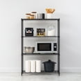 thumbnail image 2 of IRIS USA Wire Shelving Unit, 4-Tier Basic Storage Shelf, Black, 2 of 7