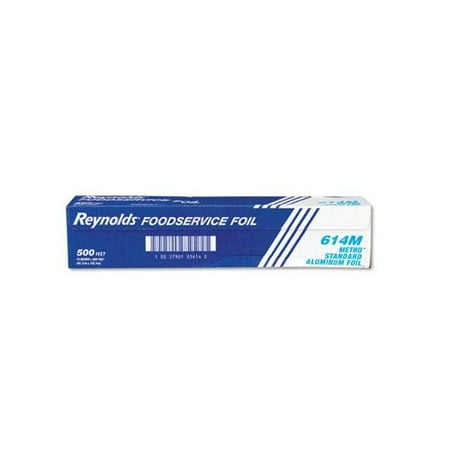 Reynolds Metal 614M Metro Standard Aluminum Foil Rolls, 18" x 500' REY614M