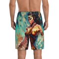thumbnail image 3 of Wonder Woman Pajama Shorts for Men, Summer Graphic Lounge Pajama Bottoms Soft Sleep Pjs Pants with Drawstring & Pockets, 3 of 8