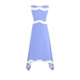 thumbnail image 5 of XuJwPNcy Flowy Dress for Women Summer Loose Tank Dress Trendy Vacation Travel Outfits Irregular Hem Maxi Dresses, 5 of 7